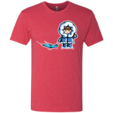 T-Shirts Vintage Red / S Kawaii Cute Fun In The Snow Men's Triblend T-Shirt