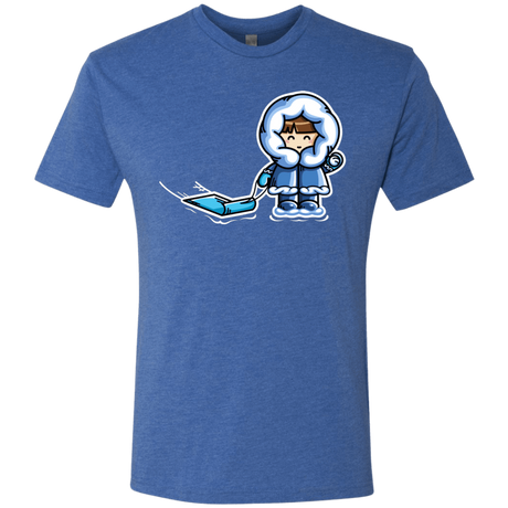 T-Shirts Vintage Royal / S Kawaii Cute Fun In The Snow Men's Triblend T-Shirt
