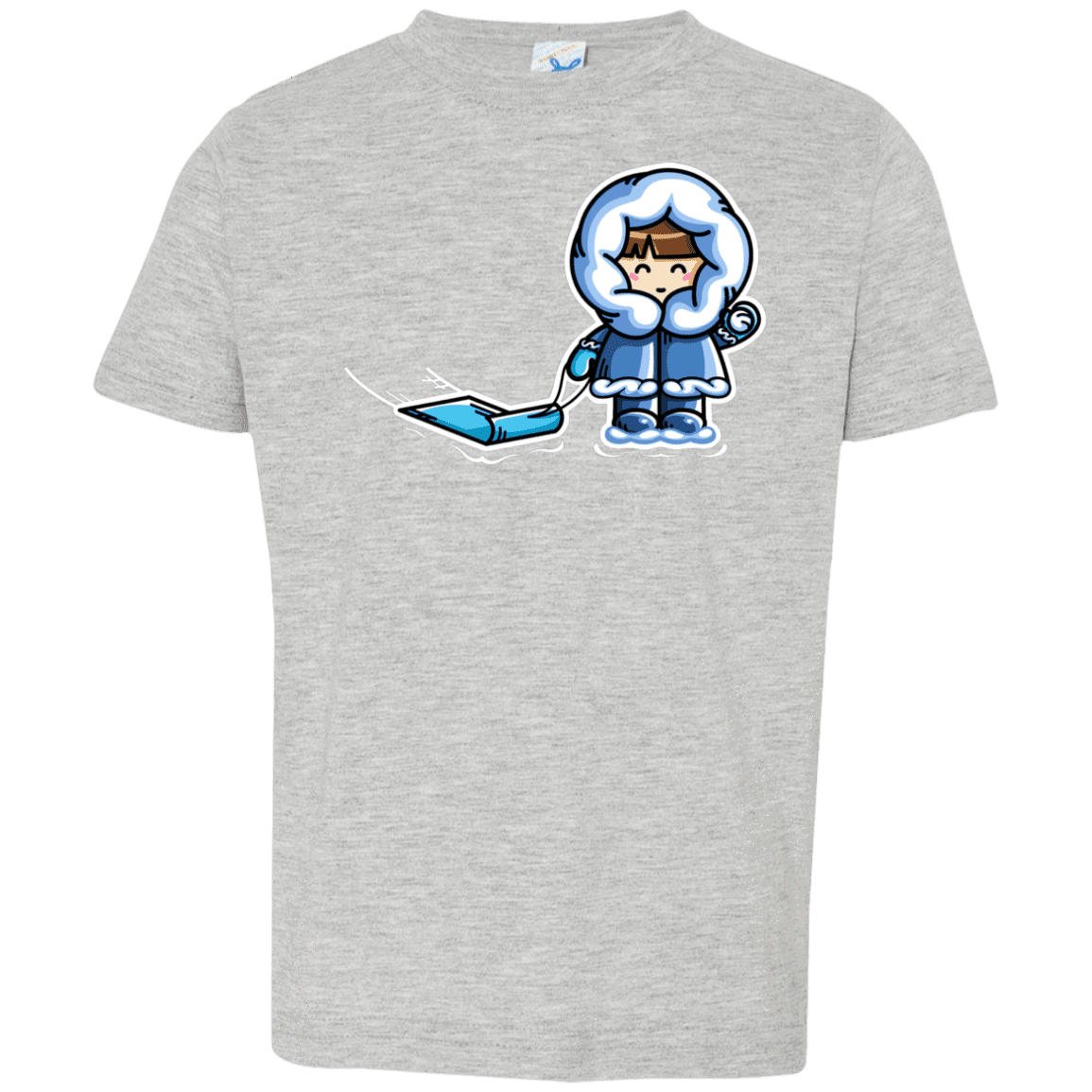 T-Shirts Heather Grey / 2T Kawaii Cute Fun In The Snow Toddler Premium T-Shirt