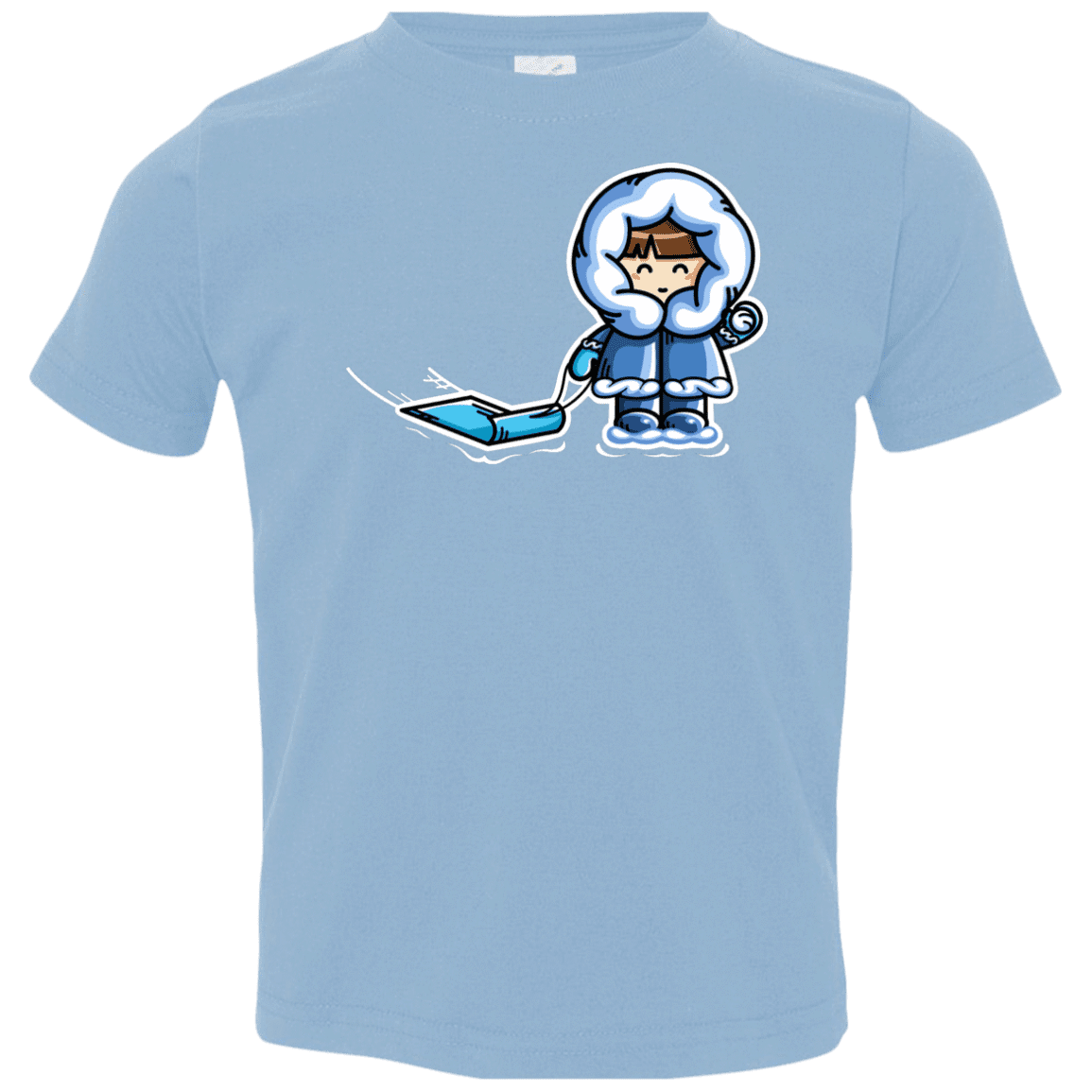 T-Shirts Light Blue / 2T Kawaii Cute Fun In The Snow Toddler Premium T-Shirt