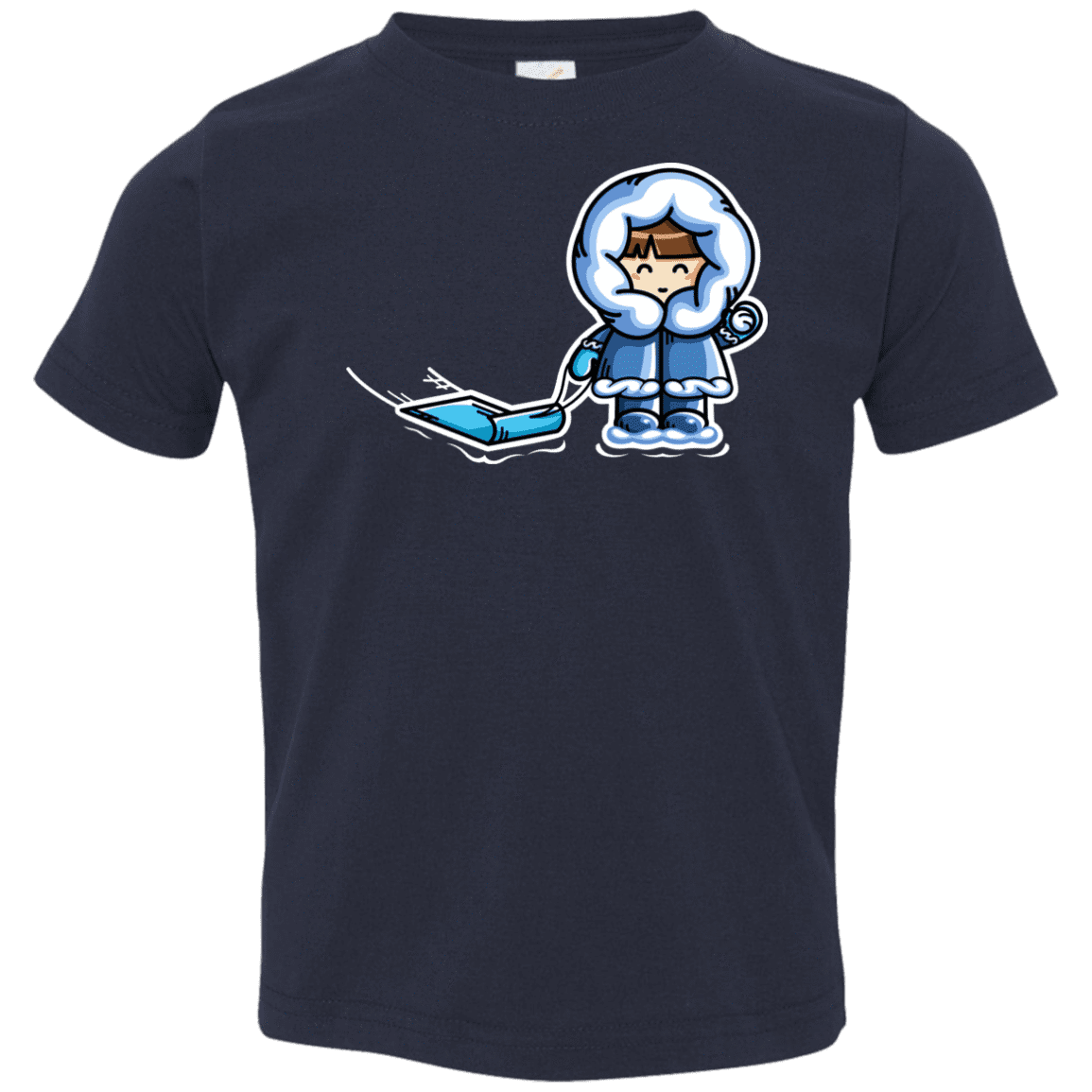 T-Shirts Navy / 2T Kawaii Cute Fun In The Snow Toddler Premium T-Shirt