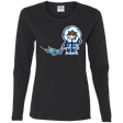 T-Shirts Black / S Kawaii Cute Fun In The Snow Women's Long Sleeve T-Shirt