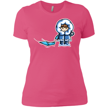 T-Shirts Hot Pink / X-Small Kawaii Cute Fun In The Snow Women's Premium T-Shirt