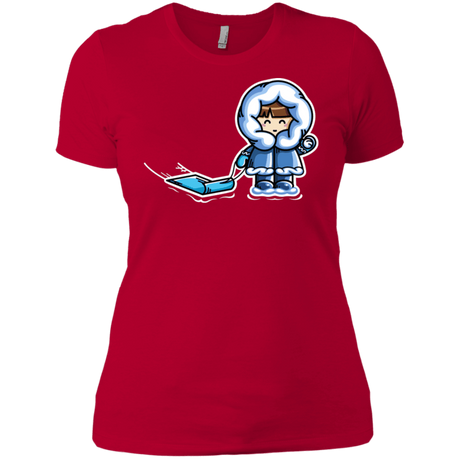 T-Shirts Red / X-Small Kawaii Cute Fun In The Snow Women's Premium T-Shirt