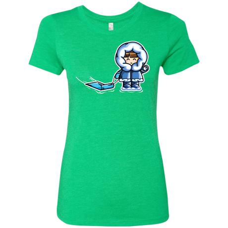 T-Shirts Envy / S Kawaii Cute Fun In The Snow Women's Triblend T-Shirt