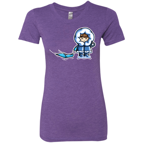 T-Shirts Purple Rush / S Kawaii Cute Fun In The Snow Women's Triblend T-Shirt