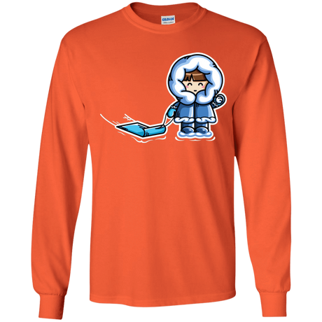 T-Shirts Orange / YS Kawaii Cute Fun In The Snow Youth Long Sleeve T-Shirt