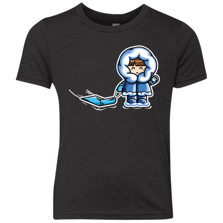 T-Shirts Vintage Black / YXS Kawaii Cute Fun In The Snow Youth Triblend T-Shirt