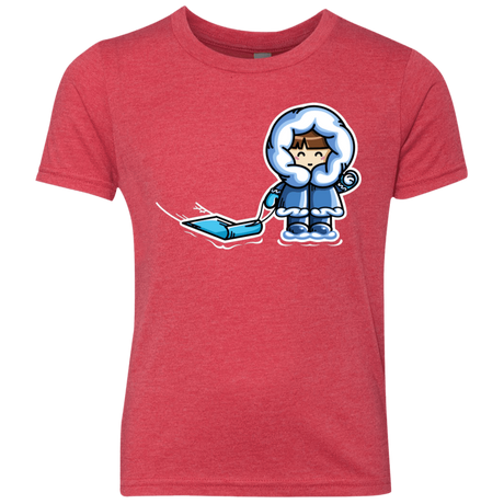 T-Shirts Vintage Red / YXS Kawaii Cute Fun In The Snow Youth Triblend T-Shirt