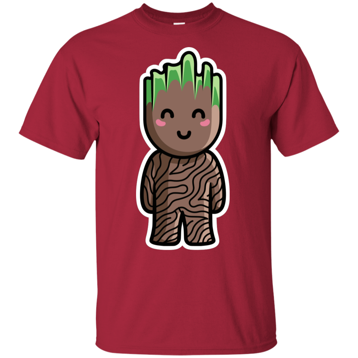 T-Shirts Cardinal / S Kawaii Cute Groot T-Shirt