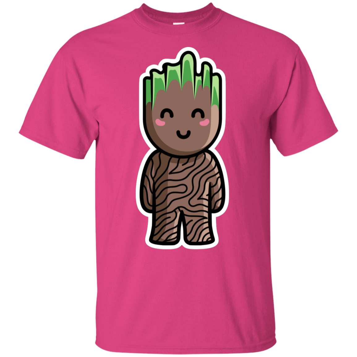T-Shirts Heliconia / S Kawaii Cute Groot T-Shirt