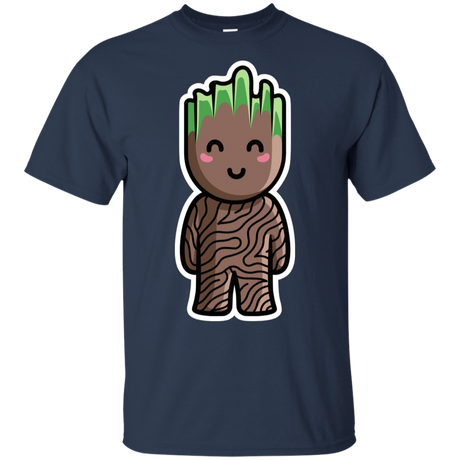 T-Shirts Navy / S Kawaii Cute Groot T-Shirt