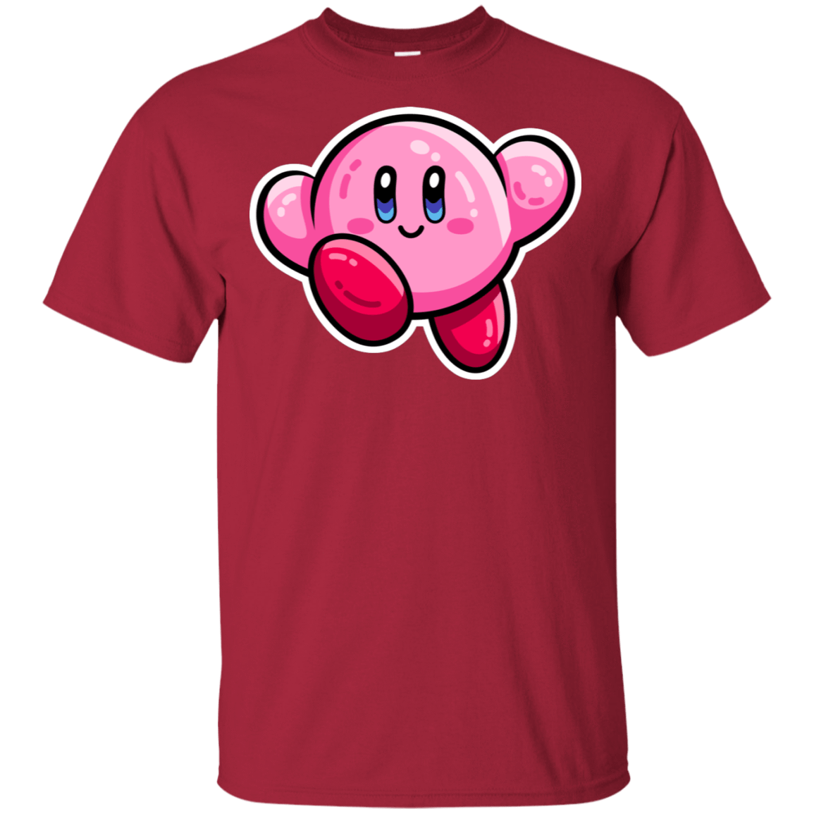 T-Shirts Cardinal / S Kawaii Cute Kirby T-Shirt