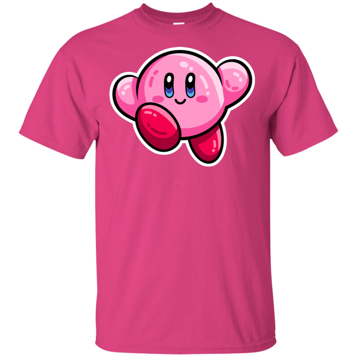 T-Shirts Heliconia / S Kawaii Cute Kirby T-Shirt