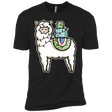 T-Shirts Black / YXS Kawaii Cute Llama Carrying Presents Boys Premium T-Shirt