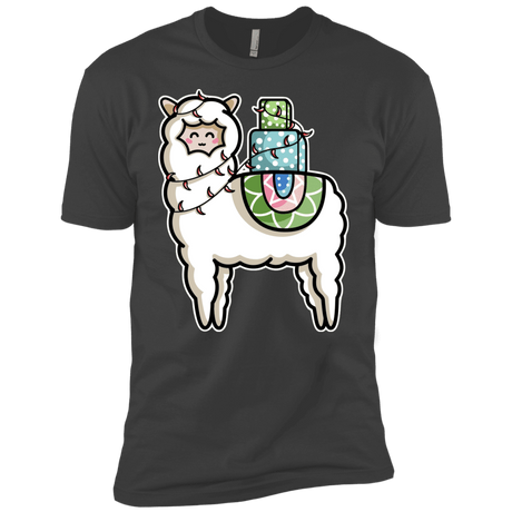 T-Shirts Heavy Metal / YXS Kawaii Cute Llama Carrying Presents Boys Premium T-Shirt