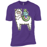 T-Shirts Purple Rush / YXS Kawaii Cute Llama Carrying Presents Boys Premium T-Shirt