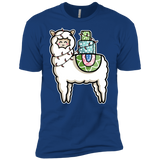 T-Shirts Royal / YXS Kawaii Cute Llama Carrying Presents Boys Premium T-Shirt