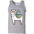 T-Shirts Sport Grey / S Kawaii Cute Llama Carrying Presents Men's Tank Top