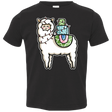 T-Shirts Black / 2T Kawaii Cute Llama Carrying Presents Toddler Premium T-Shirt