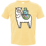 T-Shirts Butter / 2T Kawaii Cute Llama Carrying Presents Toddler Premium T-Shirt