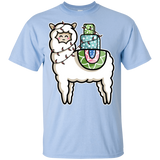 T-Shirts Light Blue / YXS Kawaii Cute Llama Carrying Presents Youth T-Shirt