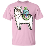 T-Shirts Light Pink / YXS Kawaii Cute Llama Carrying Presents Youth T-Shirt