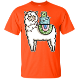 T-Shirts Orange / YXS Kawaii Cute Llama Carrying Presents Youth T-Shirt