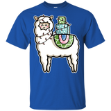 T-Shirts Royal / YXS Kawaii Cute Llama Carrying Presents Youth T-Shirt
