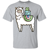 T-Shirts Sport Grey / YXS Kawaii Cute Llama Carrying Presents Youth T-Shirt