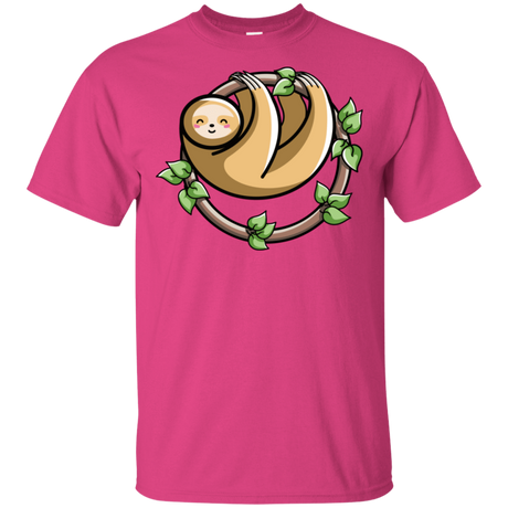 T-Shirts Heliconia / S Kawaii Cute Sloth T-Shirt
