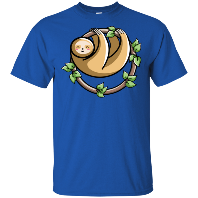 T-Shirts Royal / S Kawaii Cute Sloth T-Shirt