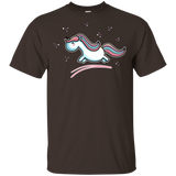 T-Shirts Dark Chocolate / S Kawaii Cute Unicorn Leaping T-Shirt