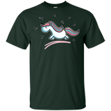 T-Shirts Forest / S Kawaii Cute Unicorn Leaping T-Shirt