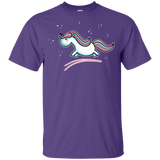 T-Shirts Purple / S Kawaii Cute Unicorn Leaping T-Shirt