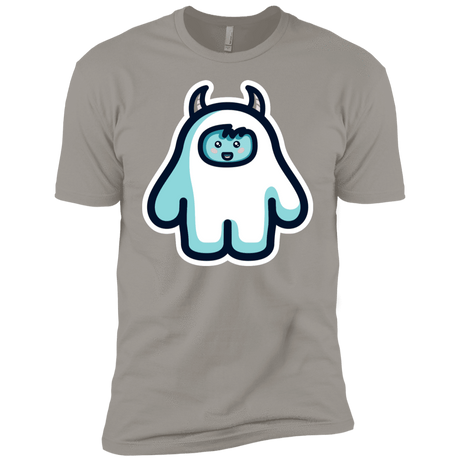 T-Shirts Light Grey / YXS Kawaii Cute Yeti Boys Premium T-Shirt