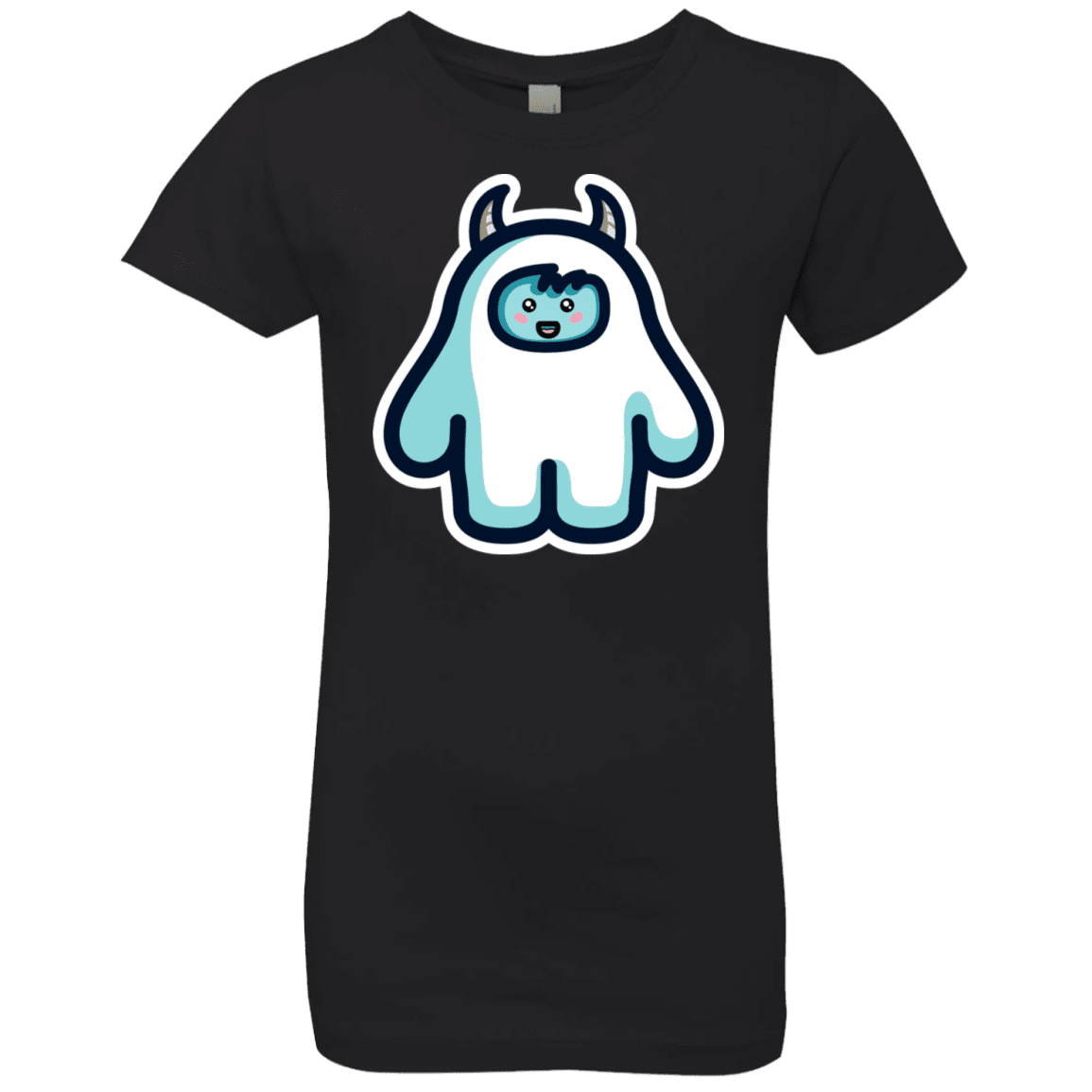 T-Shirts Black / YXS Kawaii Cute Yeti Girls Premium T-Shirt