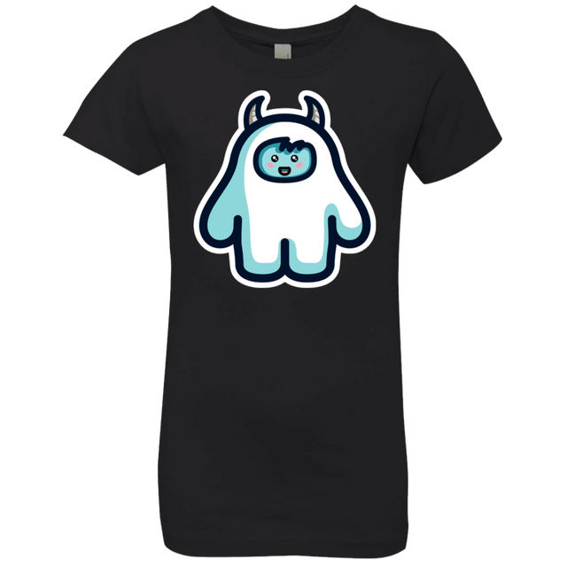 T-Shirts Black / YXS Kawaii Cute Yeti Girls Premium T-Shirt