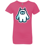 T-Shirts Hot Pink / YXS Kawaii Cute Yeti Girls Premium T-Shirt