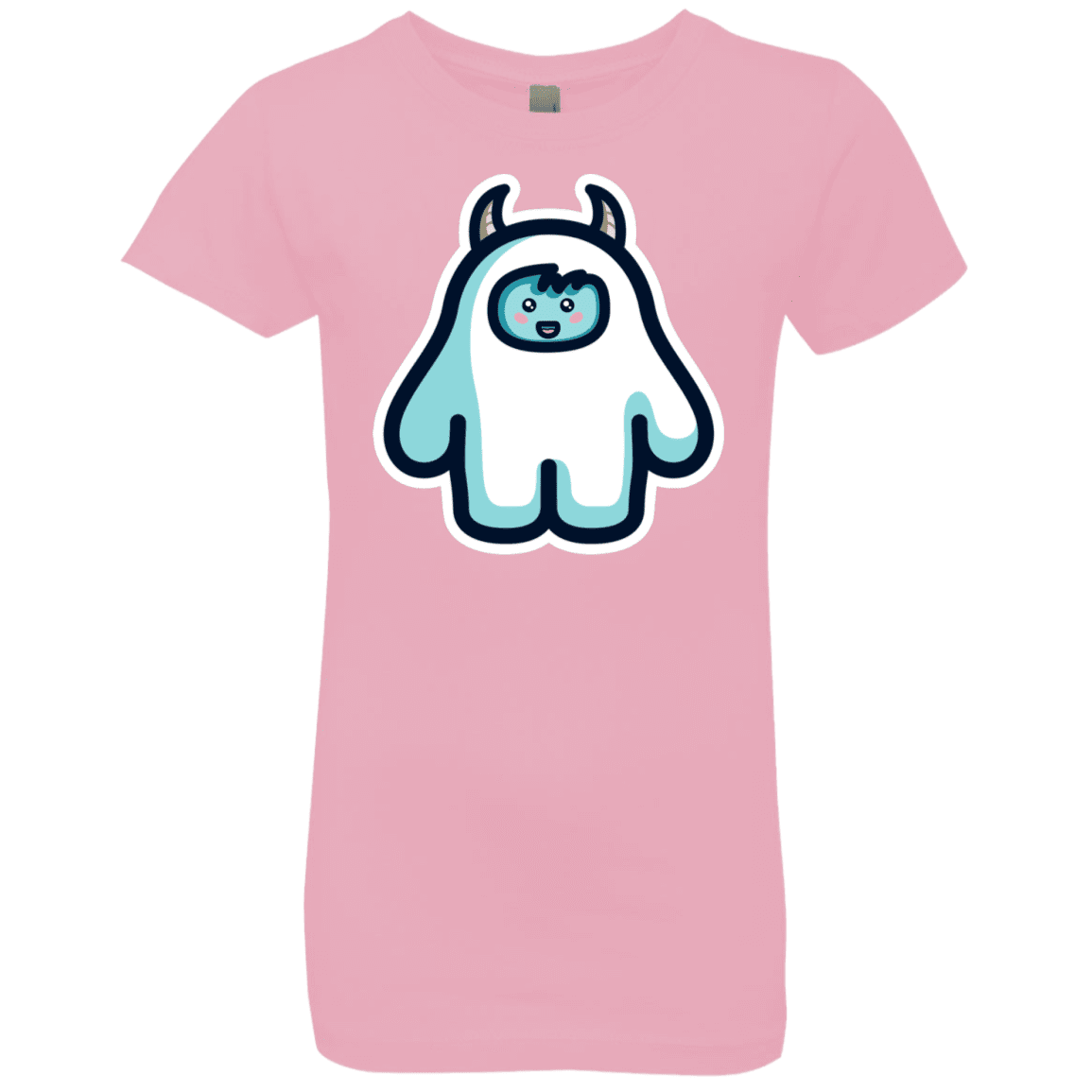 T-Shirts Light Pink / YXS Kawaii Cute Yeti Girls Premium T-Shirt