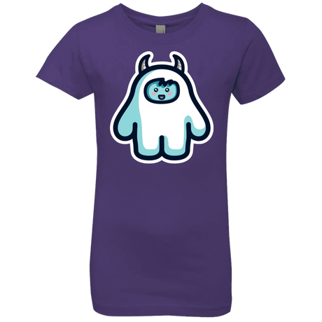 T-Shirts Purple Rush / YXS Kawaii Cute Yeti Girls Premium T-Shirt