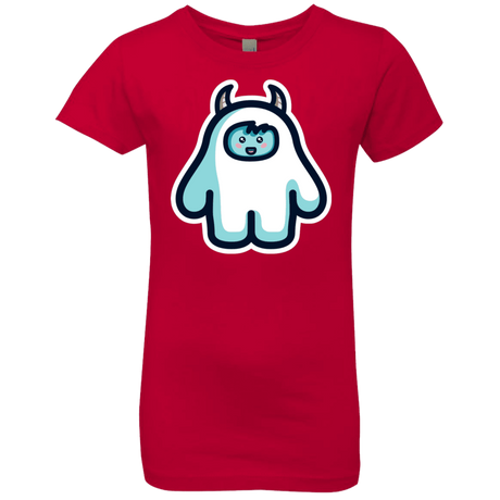 T-Shirts Red / YXS Kawaii Cute Yeti Girls Premium T-Shirt