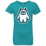 T-Shirts Tahiti Blue / YXS Kawaii Cute Yeti Girls Premium T-Shirt