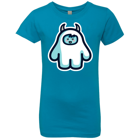 T-Shirts Turquoise / YXS Kawaii Cute Yeti Girls Premium T-Shirt