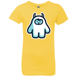 T-Shirts Vibrant Yellow / YXS Kawaii Cute Yeti Girls Premium T-Shirt