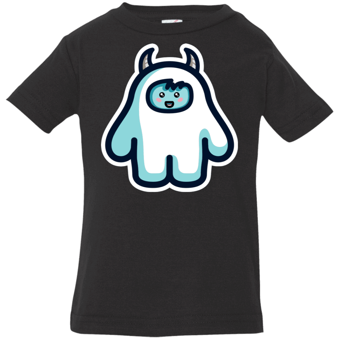 T-Shirts Black / 6 Months Kawaii Cute Yeti Infant Premium T-Shirt