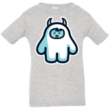 T-Shirts Heather Grey / 6 Months Kawaii Cute Yeti Infant Premium T-Shirt