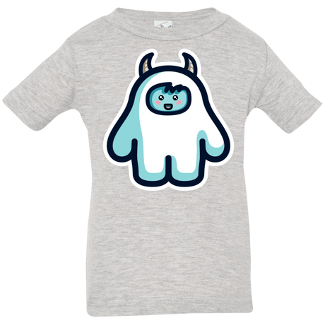 T-Shirts Heather Grey / 6 Months Kawaii Cute Yeti Infant Premium T-Shirt