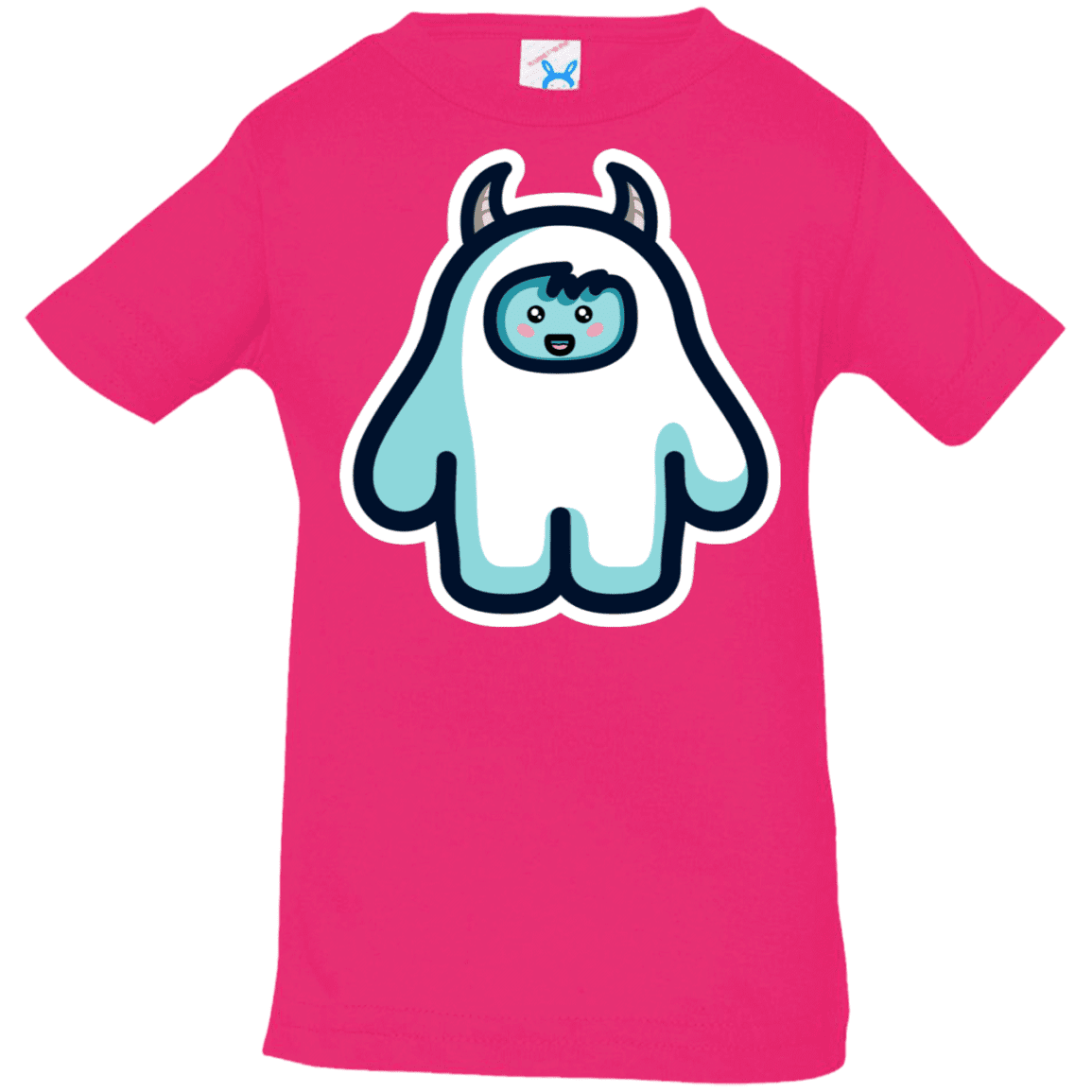 T-Shirts Hot Pink / 6 Months Kawaii Cute Yeti Infant Premium T-Shirt