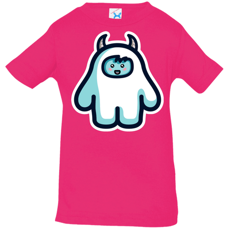 T-Shirts Hot Pink / 6 Months Kawaii Cute Yeti Infant Premium T-Shirt
